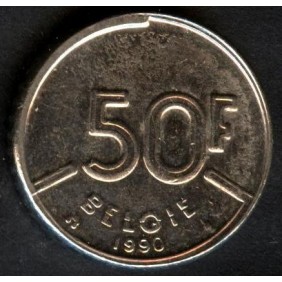 BELGIUM 50 Francs 1990 Belgie