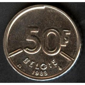 BELGIUM 50 Francs 1989 Belgie