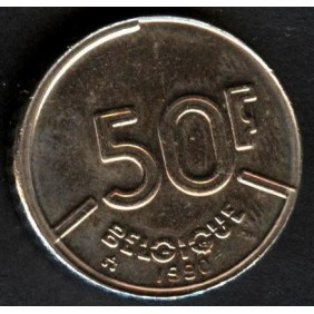 BELGIUM 50 Francs 1990...