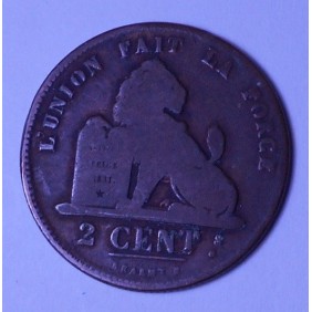BELGIUM 2 Centimes 1836