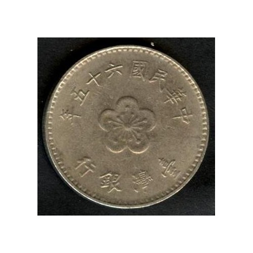 TAIWAN 1 Yuan 1976