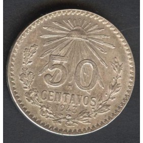 MEXICO 50 Centavos 1943