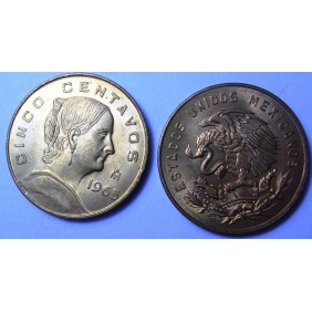 MEXICO 5 Centavos 1965