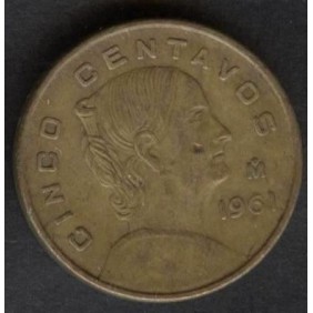 MEXICO 5 Centavos 1961