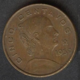 MEXICO 5 Centavos 1959