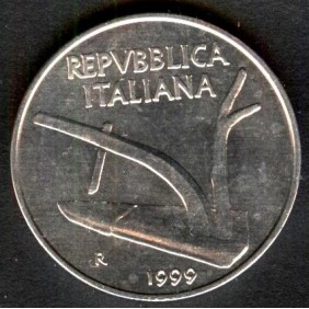 10 LIRE 1999