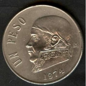 MEXICO 1 Peso 1974
