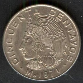 MEXICO 50 Centavos 1971