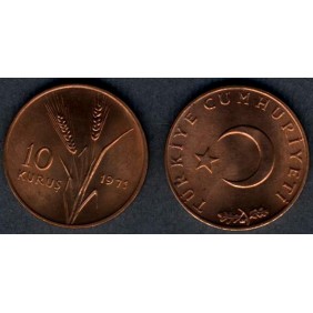 TURKEY 10 Kurus 1971