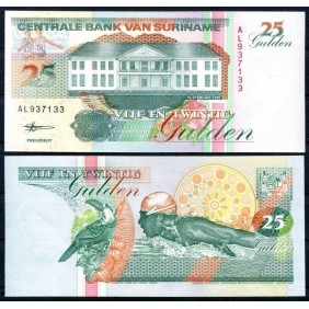SURINAME 25 Gulden 1998