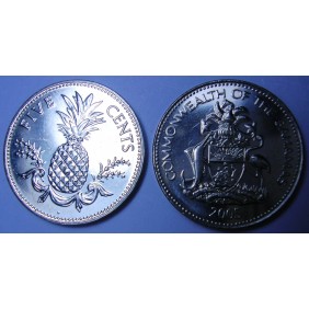 BAHAMAS 5 Cents 2005