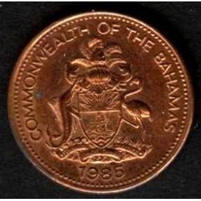 BAHAMAS 1 Cent 1985
