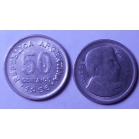 ARGENTINA 50 Centavos 1956...