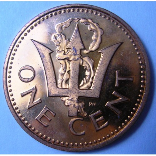 BARBADOS 1 Cent 1973 Proof