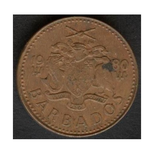 BARBADOS 1 Cent 1980