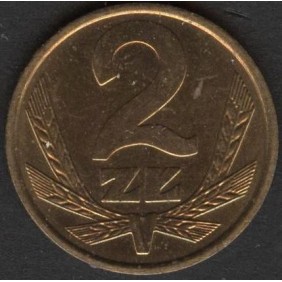POLAND 2 Zlote 1985