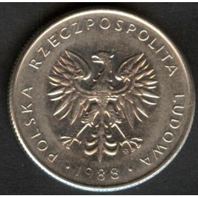 POLAND 10 Zlotych 1988