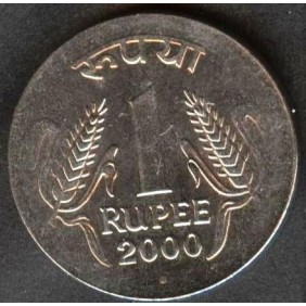INDIA 1 Rupee 2000 N