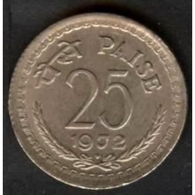 INDIA 25 Paise 1972 B