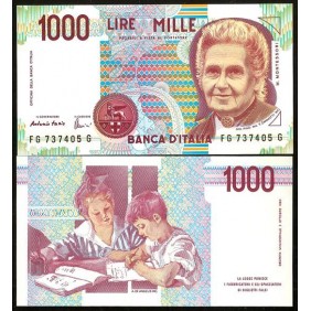 1000 Lire Montessori 1990...