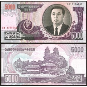 NORTH KOREA 5000 Won 2006