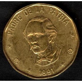 DOMINICAN REPUBLIC 1 Peso...