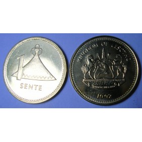 LESOTHO 1 Sente 1992 magnetic
