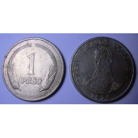 COLOMBIA 1 Peso 1976