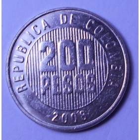 COLOMBIA 200 Pesos 2008