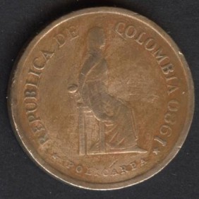 COLOMBIA 5 Pesos 1980