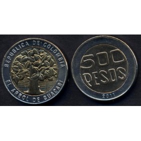 COLOMBIA 500 Pesos 2011...