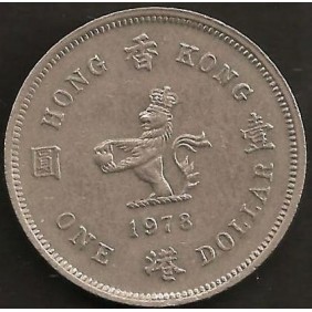 HONG KONG 1 Dollar 1978