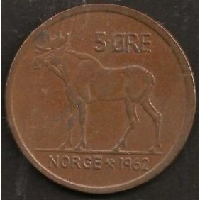 NORWAY 5 Ore 1962