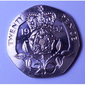 GREAT BRITAIN 20 Pence 1992