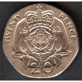 GREAT BRITAIN 20 Pence 1982