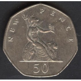 GREAT BRITAIN 50 New Pence...