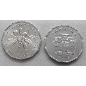 JAMAICA 1 Cent 1975 FAO