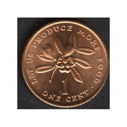 JAMAICA 1 Cent 1973 FAO