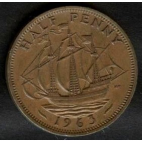 GREAT BRITAIN 1/2 Penny 1963