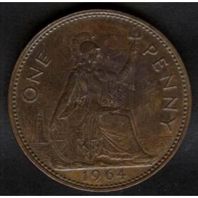 GREAT BRITAIN 1 Penny 1964