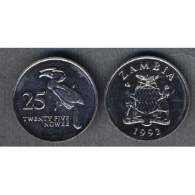 ZAMBIA 25 Ngwee 1992