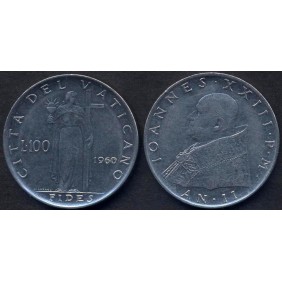 VATICANO 100 Lire 1960 BB