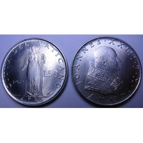 VATICANO 50 Lire 1962