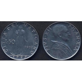 VATICANO 50 Lire 1957