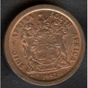 SOUTH AFRICA 2 Cents 1992