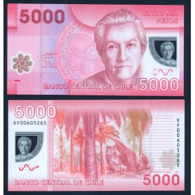 CHILE 5000 Pesos 2011 Polymer