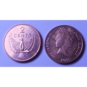SOLOMON ISLANDS 2 Cents 2005