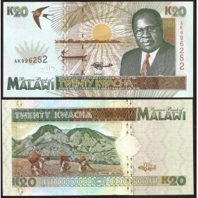 MALAWI 20 Kwacha 1995