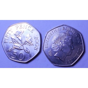 GUERNSEY 50 Pence 2008...