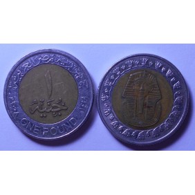 EGYPT 1 Pound 2008 Bimetalic